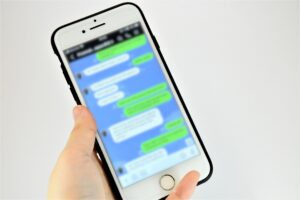 携帯のLINE通話画面